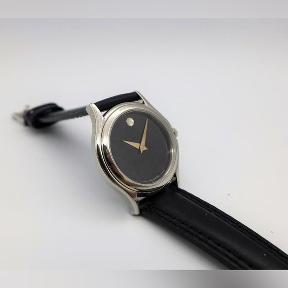 New in Box Movado Elegant Black Watch - Picture 9 of 11